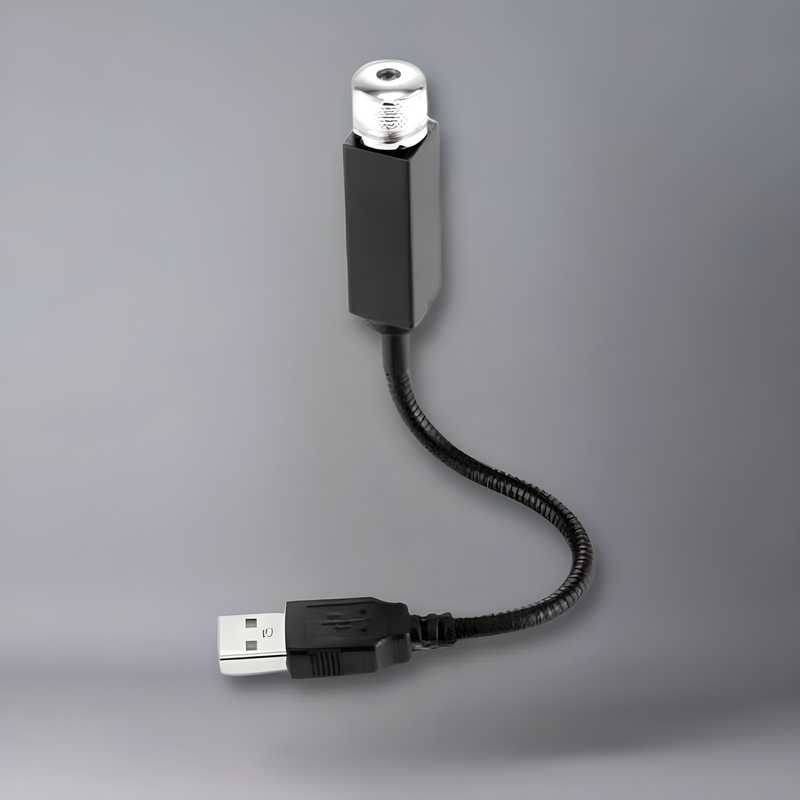 Star Lamp USB Car Star Ceiling Light (Red)